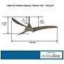 4_52" Minka Aire Light Wave Driftwood LED Ceiling Fan with Remote more views