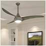 6_52" Minka Aire Light Wave Driftwood LED Ceiling Fan with Remote more views