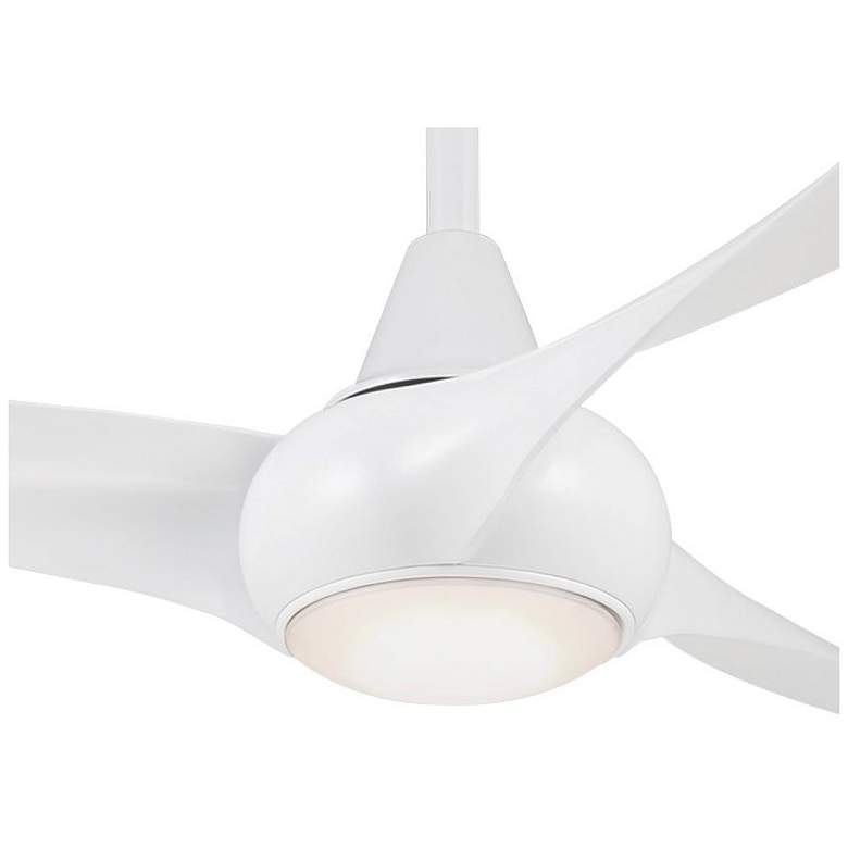 Image 3 52 inch Minka Aire Light Wave Modern White Ceiling Fan with Remote Control more views