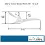 7_52" Minka Aire Light Wave Modern White Ceiling Fan with Remote Control more views