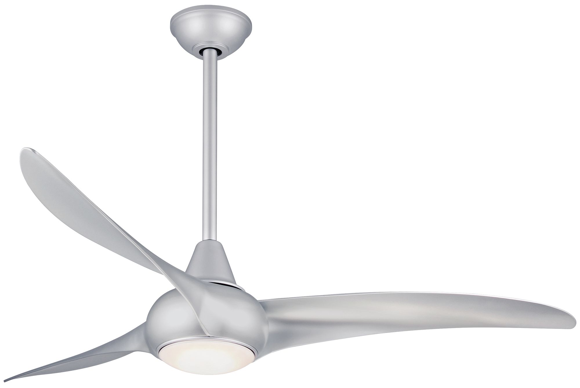 modern silver ceiling fans