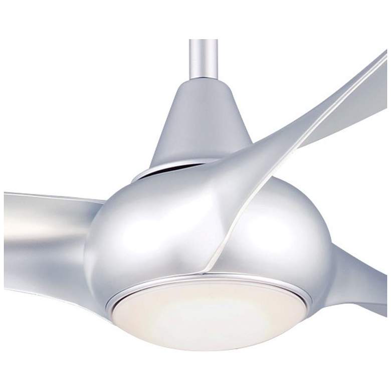 Image 3 52" Minka Aire Light Wave Silver Modern Ceiling Fan with Remote more views