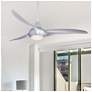 7_52" Minka Aire Light Wave Silver Modern Ceiling Fan with Remote more views