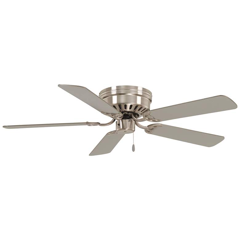 Image 1 52" Minka Aire Mesa 5-Blade Nickel Indoor Pull Chain Ceiling Fan
