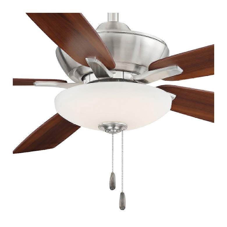 Image 3 52 inch Minka Aire Minute Brushed Nickel LED Ceiling Fan with Pull Chain more views