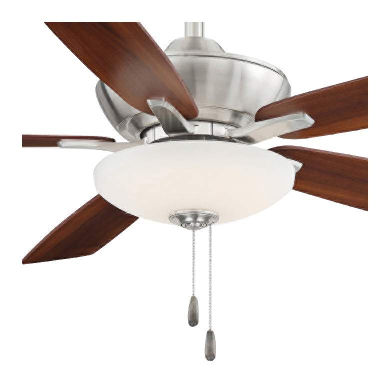Image 3 52" Minka Aire Minute Brushed Nickel LED Ceiling Fan with Pull Chain more views