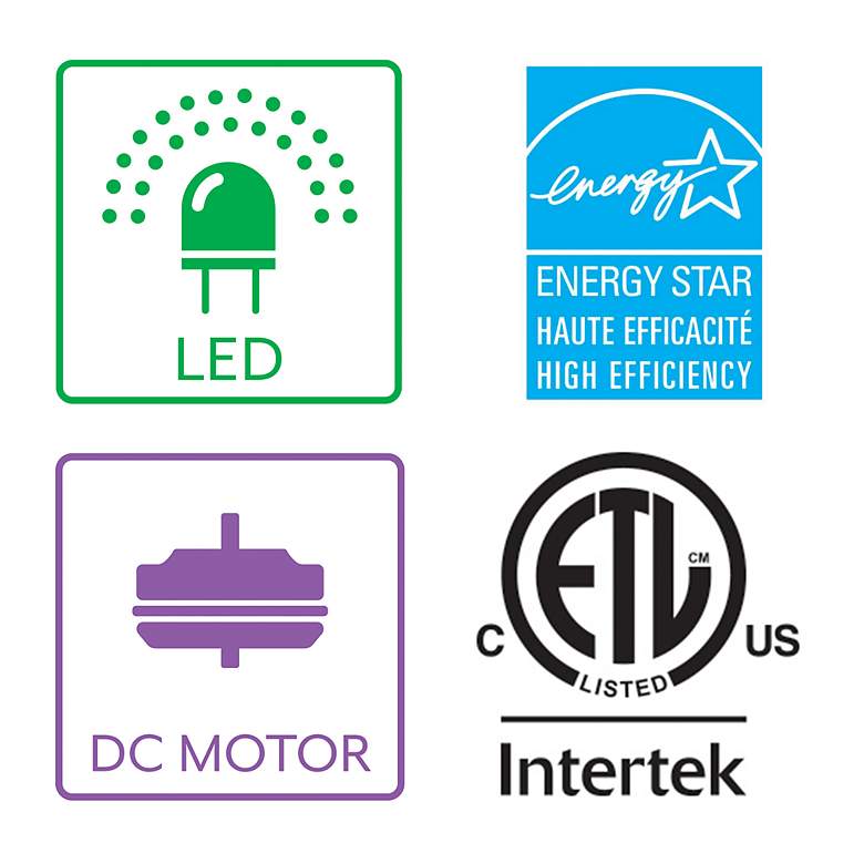 Image 6 52" Minka Aire Minute Brushed Nickel LED Ceiling Fan with Pull Chain more views