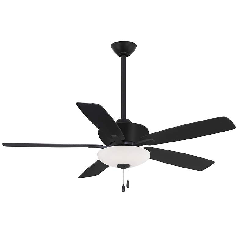Image 1 52" Minka Aire Minute Coal Finish Indoor LED Pull Chain Ceiling Fan
