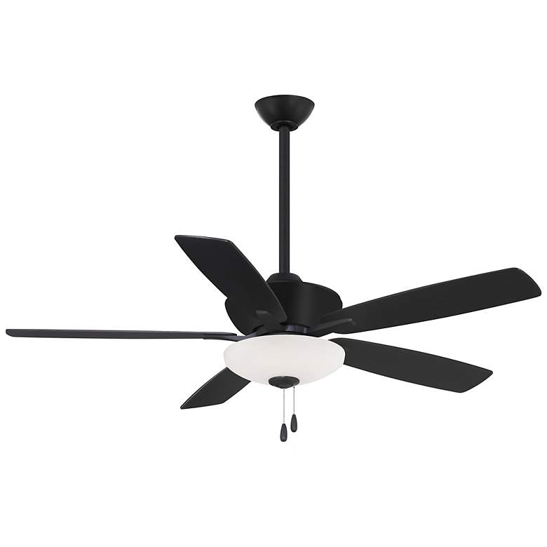 Image 1 52 inch Minka Aire Minute Coal Finish Indoor LED Pull Chain Ceiling Fan