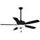 52" Minka Aire Minute Coal Finish Indoor LED Pull Chain Ceiling Fan