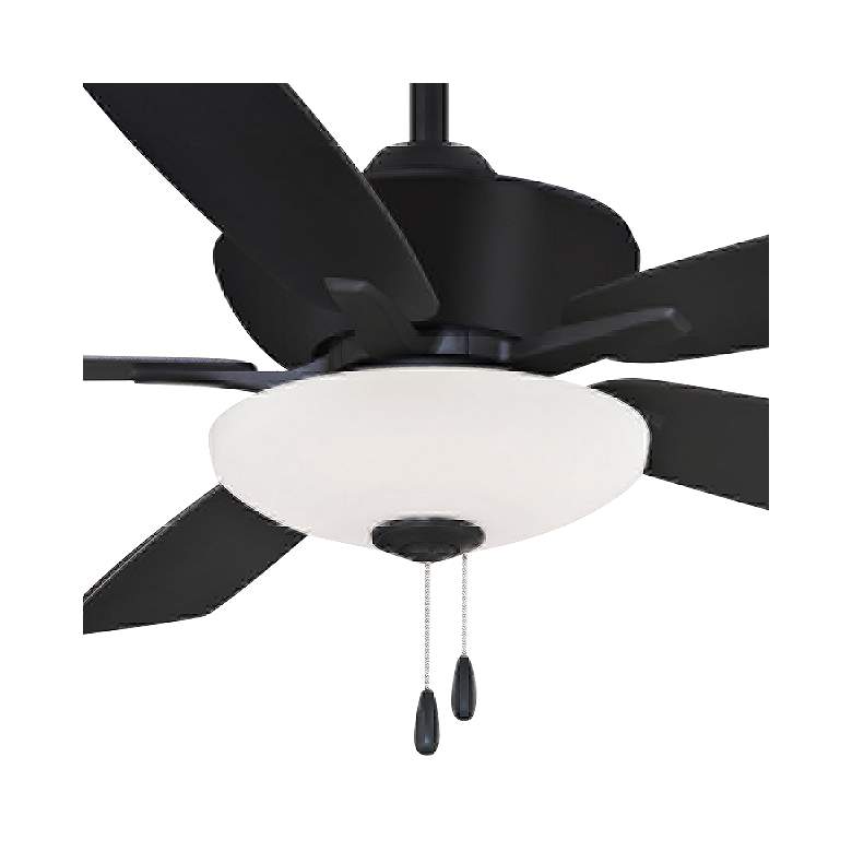 Image 2 52" Minka Aire Minute Coal Finish Indoor LED Pull Chain Ceiling Fan more views