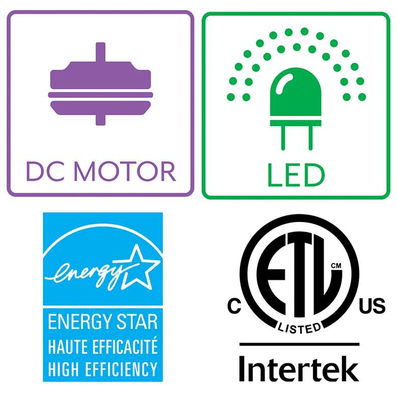 Image 6 52" Minka Aire Minute Oil-Rubbed Bronze LED Pull Chain Ceiling Fan more views