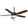 52" Minka Aire Mojo Bronze Ceiling Fan with LED Light and Pull Chain