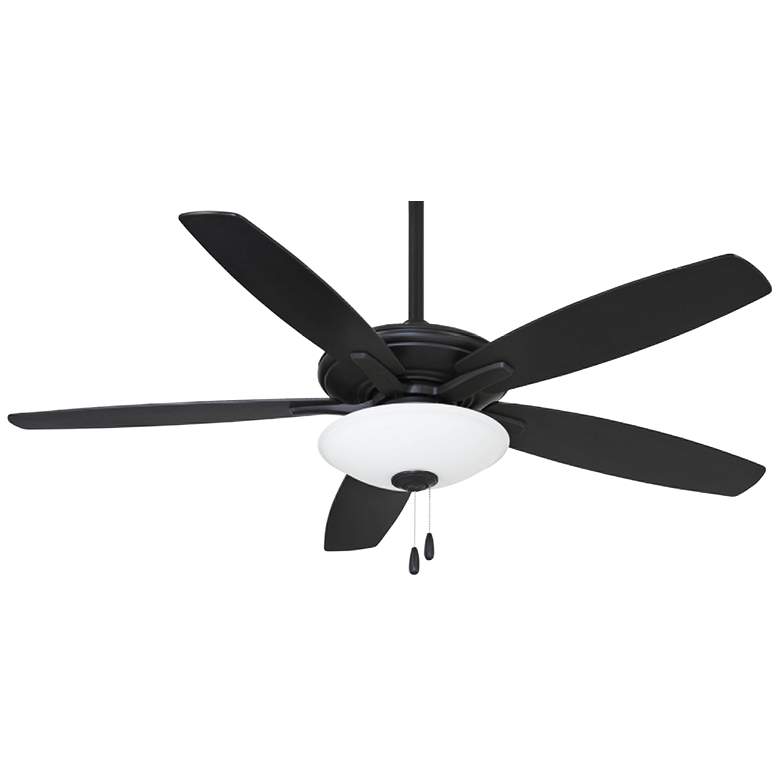 Image 1 52 inch Minka Aire Mojo Coal LED Ceiling Fan with Pull Chain