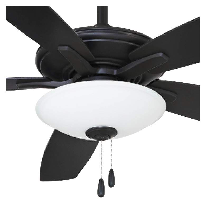Image 2 52 inch Minka Aire Mojo Coal LED Ceiling Fan with Pull Chain more views