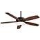 52" Minka Aire Mojo Frosted White Glass - Bronze Ceiling Fan