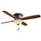 52" Minka Aire Mojo II Bronze LED Hugger Ceiling Fan with Pull Chain