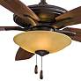 52" Minka Aire Mojo Oil Rubbed Bronze LED Ceiling Fan with Pull Chain