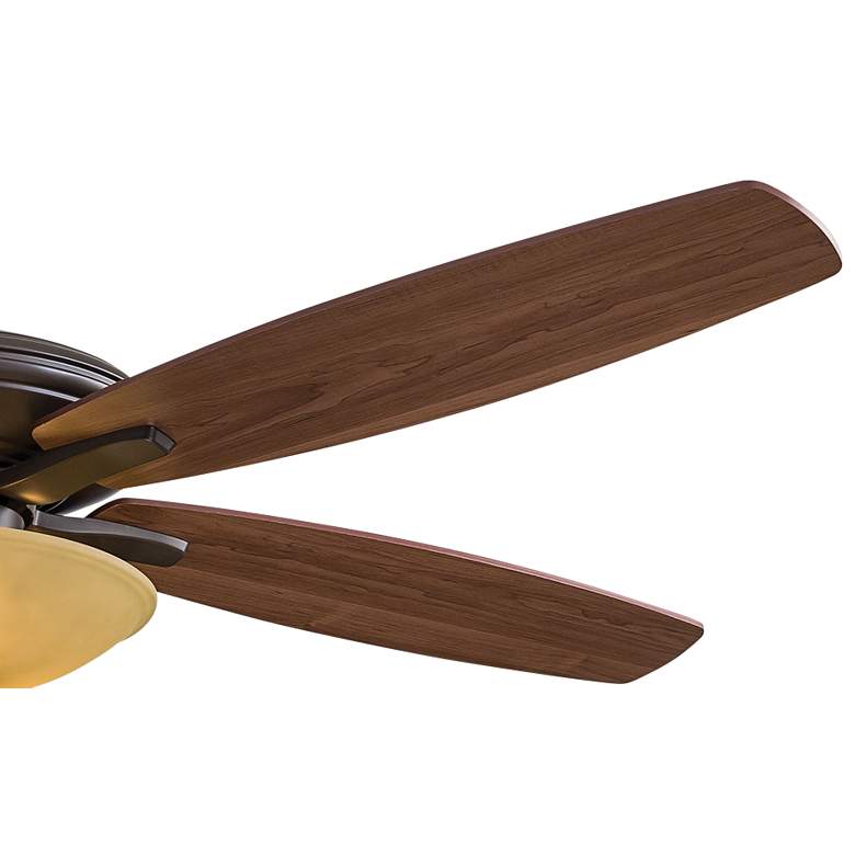 Image 4 52" Minka Aire Mojo Oil Rubbed Bronze LED Ceiling Fan with Pull Chain more views