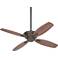 52" Minka Aire New Era Bronze Ceiling Fan with Remote Control