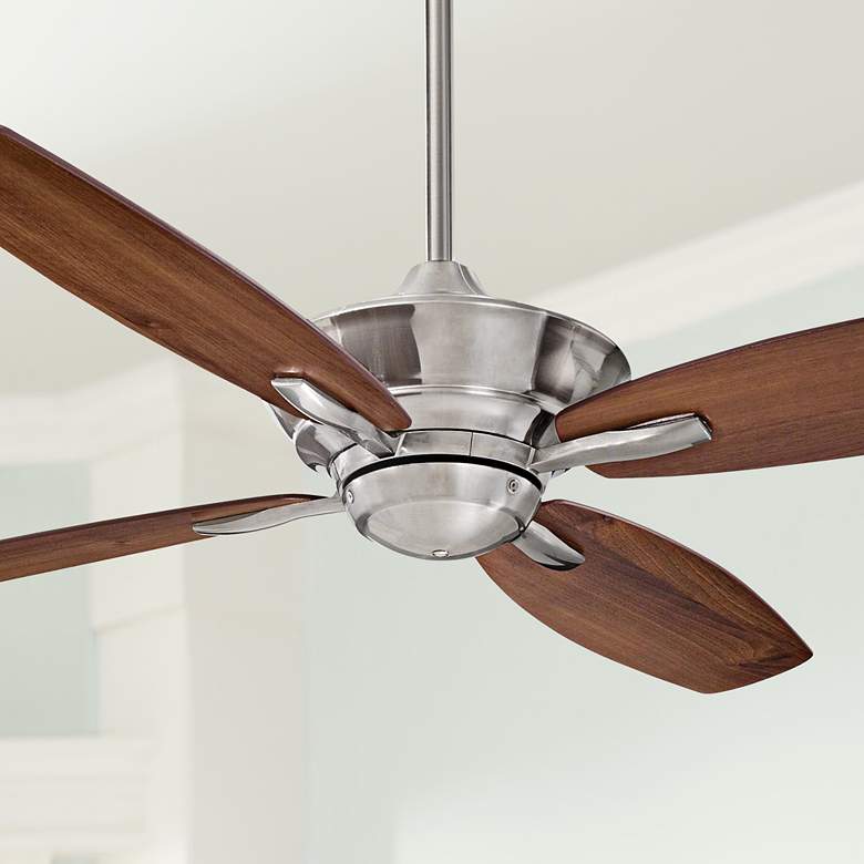 Image 1 52 inch Minka Aire New Era Brushed Nickel Ceiling Fan with Remote
