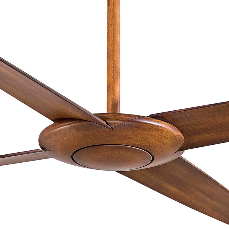 Image 3 52 inch Minka Aire Pancake 4-Blade Koa Indoor Ceiling Fan with Remote more views