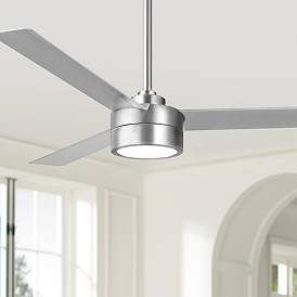 Image1 of 52" Minka Aire Roto Aluminum Indoor LED Ceiling Fan with Remote