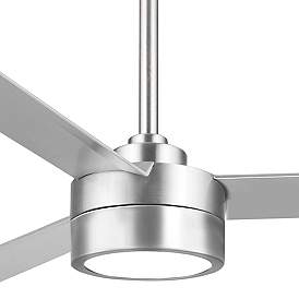 Image3 of 52" Minka Aire Roto Aluminum Indoor LED Ceiling Fan with Remote more views