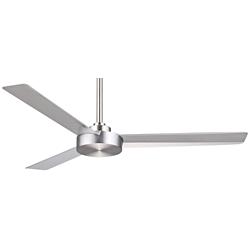 52&quot; Minka Aire Roto Brushed Aluminum Ceiling Fan with Wall Control