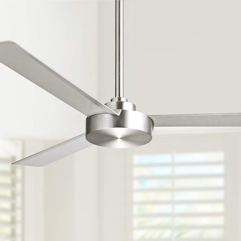 52&quot; Minka Aire Roto Brushed Aluminum Ceiling Fan with Wall Control