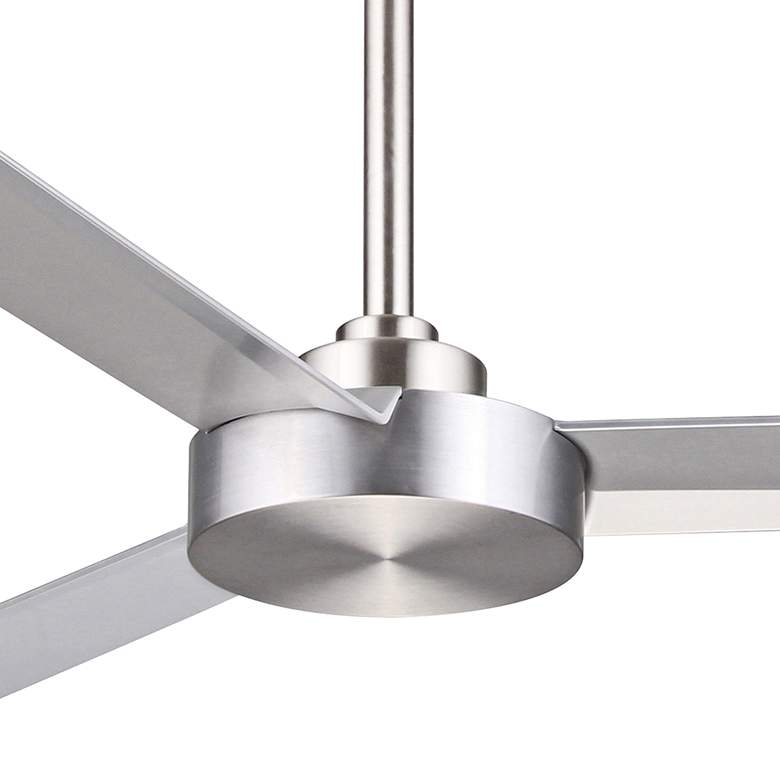 Image 3 52" Minka Aire Roto Brushed Aluminum Ceiling Fan with Wall Control more views
