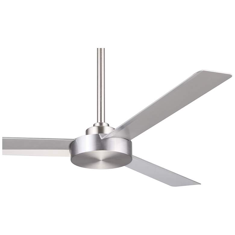 Image 4 52 inch Minka Aire Roto Brushed Aluminum Ceiling Fan with Wall Control more views