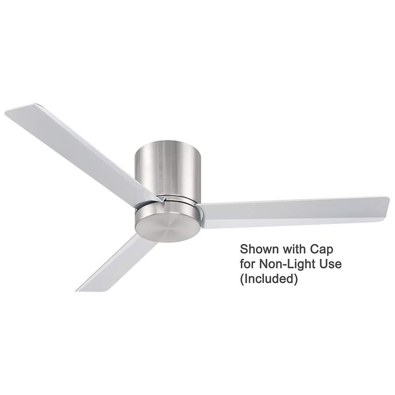 Image 3 52" Minka Aire Roto Brushed Nickel LED Hugger Ceiling Fan with Remote more views
