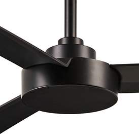 Image3 of 52" Minka Aire Roto Coal Black Ceiling Fan with Wall Control more views