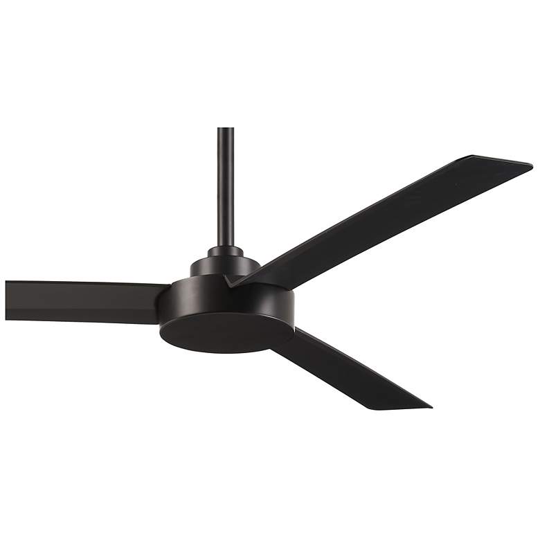 Image 4 52" Minka Aire Roto Coal Black Ceiling Fan with Wall Control more views