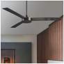 52" Minka Aire Roto Coal Black Ceiling Fan with Wall Control