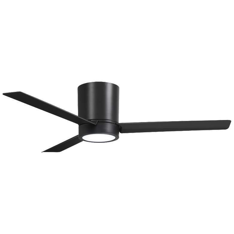 Image 2 52 inch Minka Aire Roto Coal LED Hugger Ceiling Fan with Remote