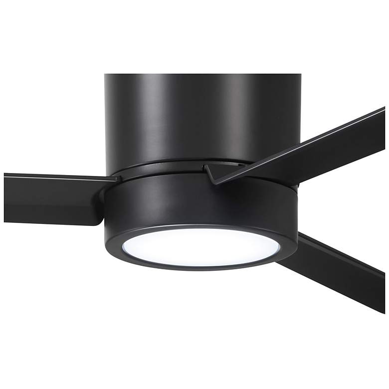 Image 7 52" Minka Aire Roto Coal LED Hugger Ceiling Fan with Remote more views