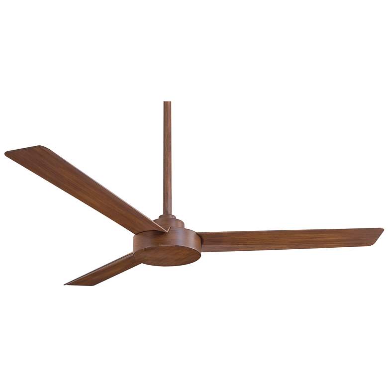 Image 2 52 inch Minka Aire Roto Distressed Koa Ceiling Fan with Wall Control