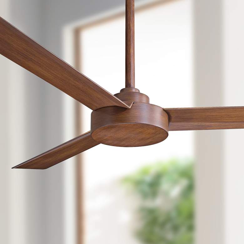Image 1 52 inch Minka Aire Roto Distressed Koa Ceiling Fan with Wall Control