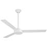 2_52" Minka Aire Roto Flat White 3-Blade Ceiling Fan with Wall Control
