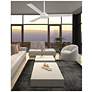 6_52" Minka Aire Roto Flat White 3-Blade Ceiling Fan with Wall Control more views