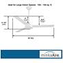 7_52" Minka Aire Roto Flat White 3-Blade Ceiling Fan with Wall Control more views