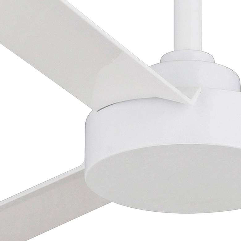 Image 3 52" Minka Aire Roto Flat White Ceiling Fan with Wall Control more views