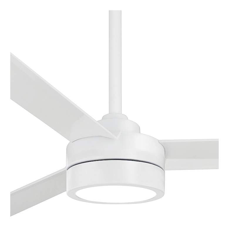 Image 3 52" Minka Aire Roto Flat White Indoor LED Ceiling Fan with Remote more views