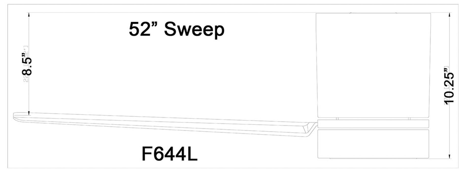 52" Minka Aire Roto Flat White LED Hugger Ceiling Fan with Remote