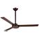 52" Minka Aire Roto Oil-Rubbed Bronze Ceiling Fan with Wall Control