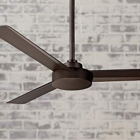 Image1 of 52" Minka Aire Roto Oil-Rubbed Bronze Ceiling Fan with Wall Control