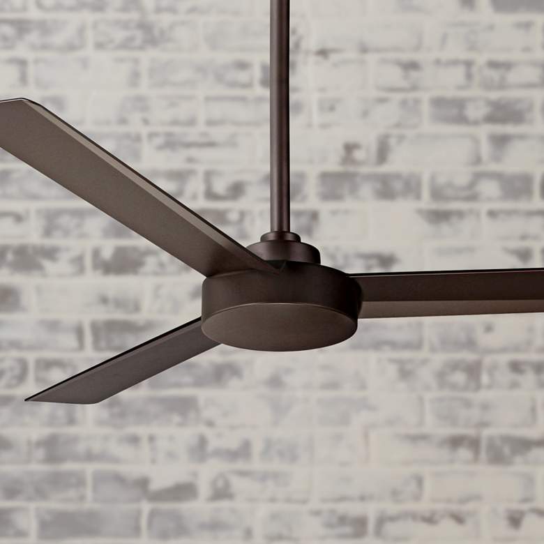 Image 1 52 inch Minka Aire Roto Oil-Rubbed Bronze Ceiling Fan with Wall Control