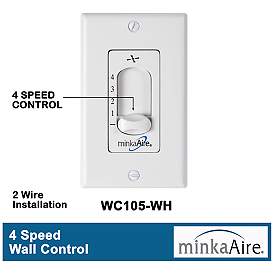Image5 of 52" Minka Aire Roto Oil-Rubbed Bronze Ceiling Fan with Wall Control more views